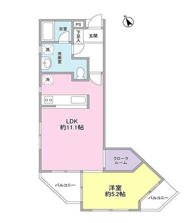 セローセロー自由が丘の物件間取画像